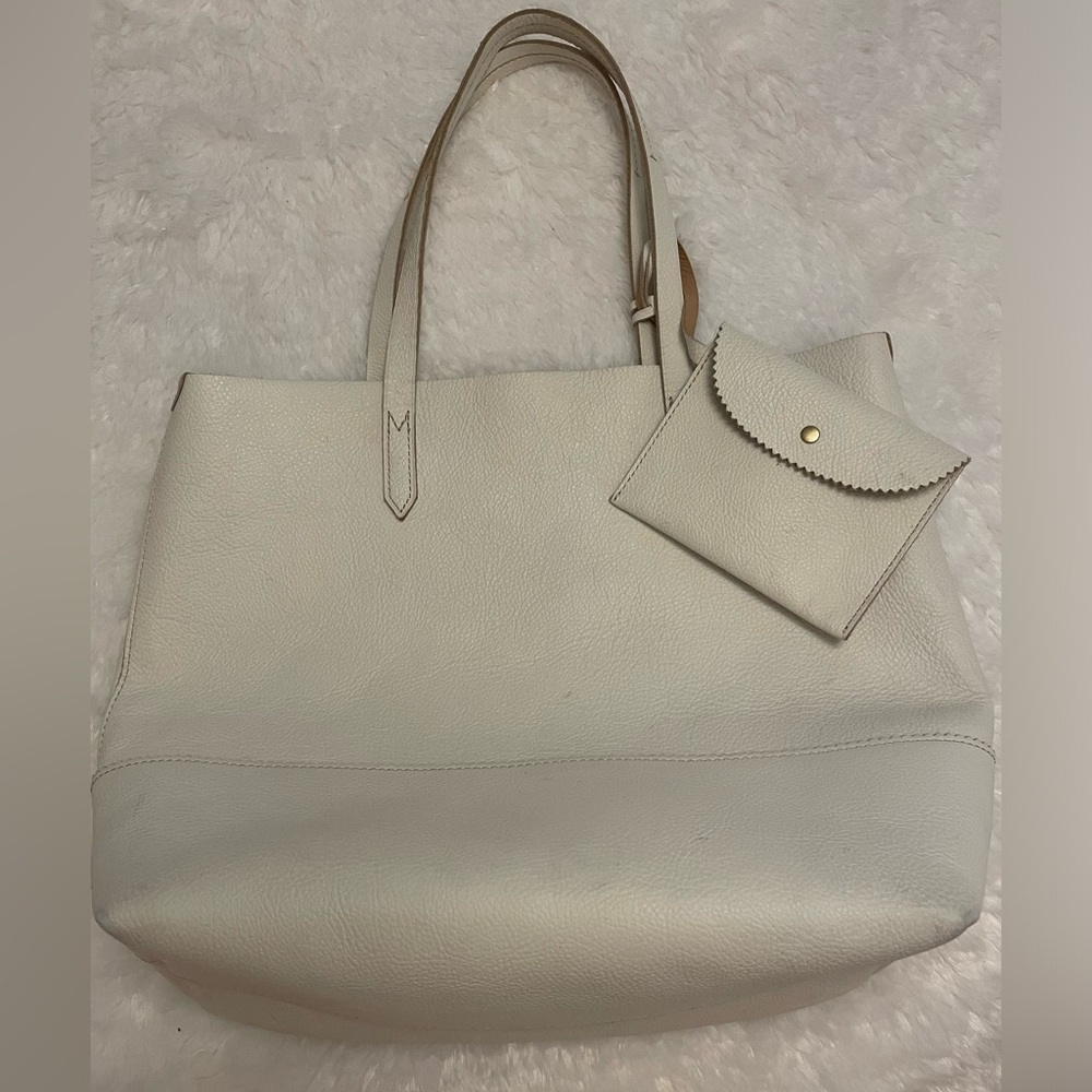 J.crew leather tote bag
